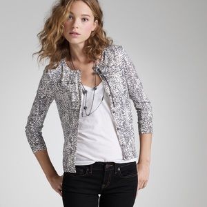 J. Crew Strada Ruffle Cardigan